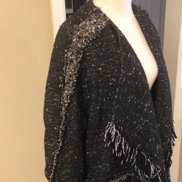 Free People Black/Gray/White Jacket/Sweater - Picture 9 of 9